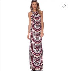 Mara Hoffman High Neck Dress in El Mundo Navy